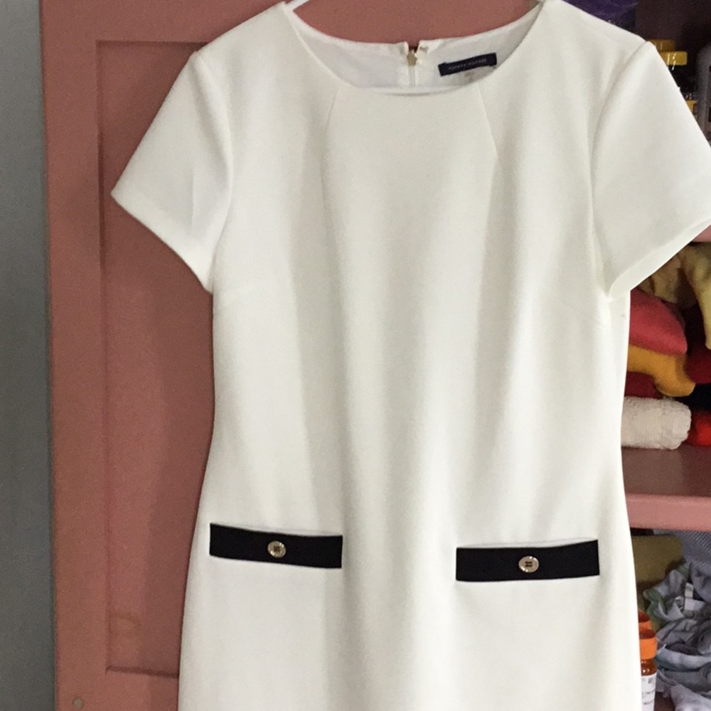 White dress by Tommy Hilfinger
